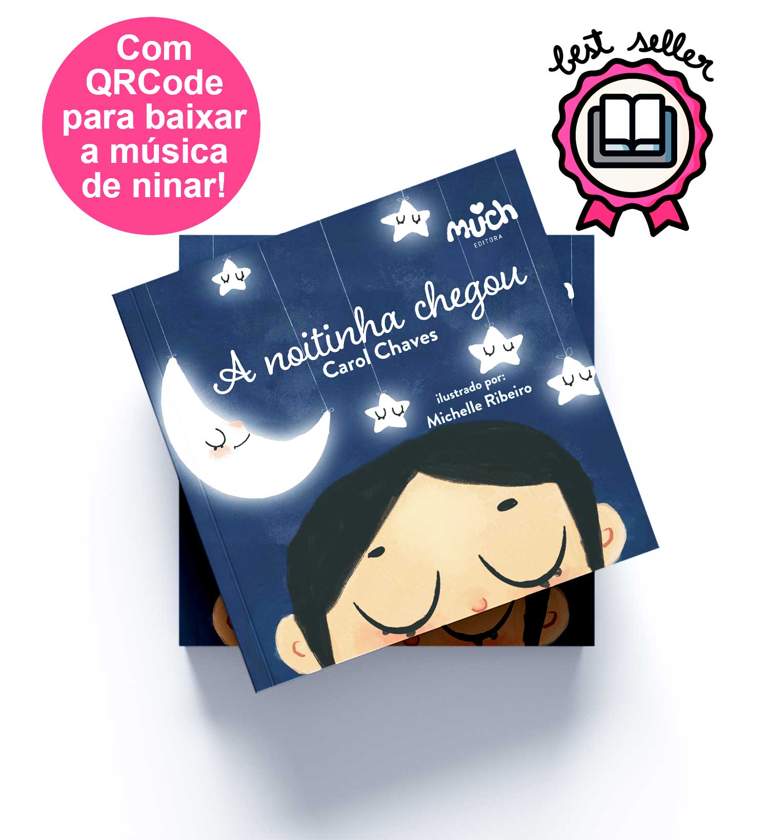 A NOITINHA CHEGOU - Com QRCODE para baixar a música de ninar!
